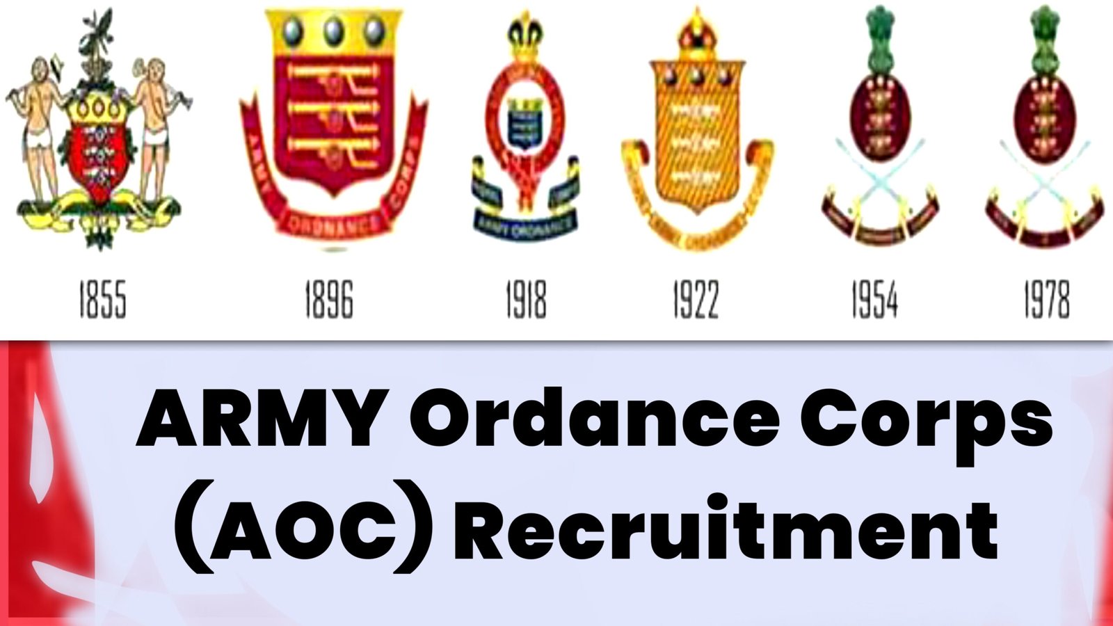 Army Ordnance Corps AOC Recruitment Notification