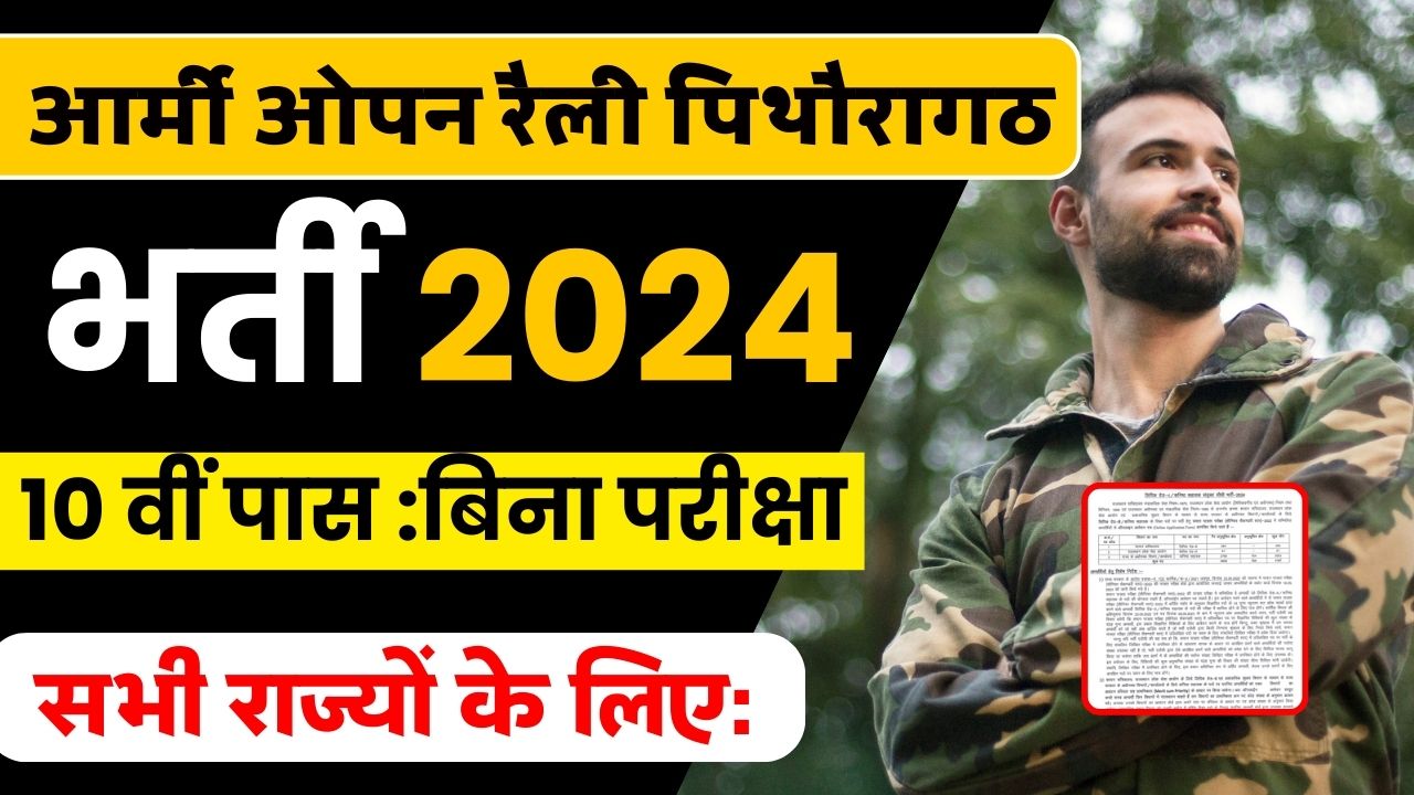 Indian Army Open Rally Bharti 2024